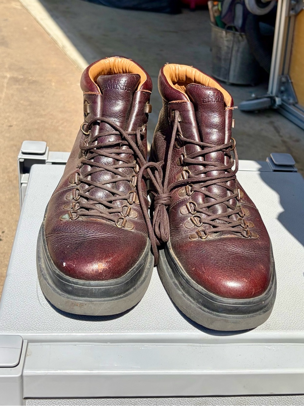 Allen Edmonds Men's Leather Boots - oxblood